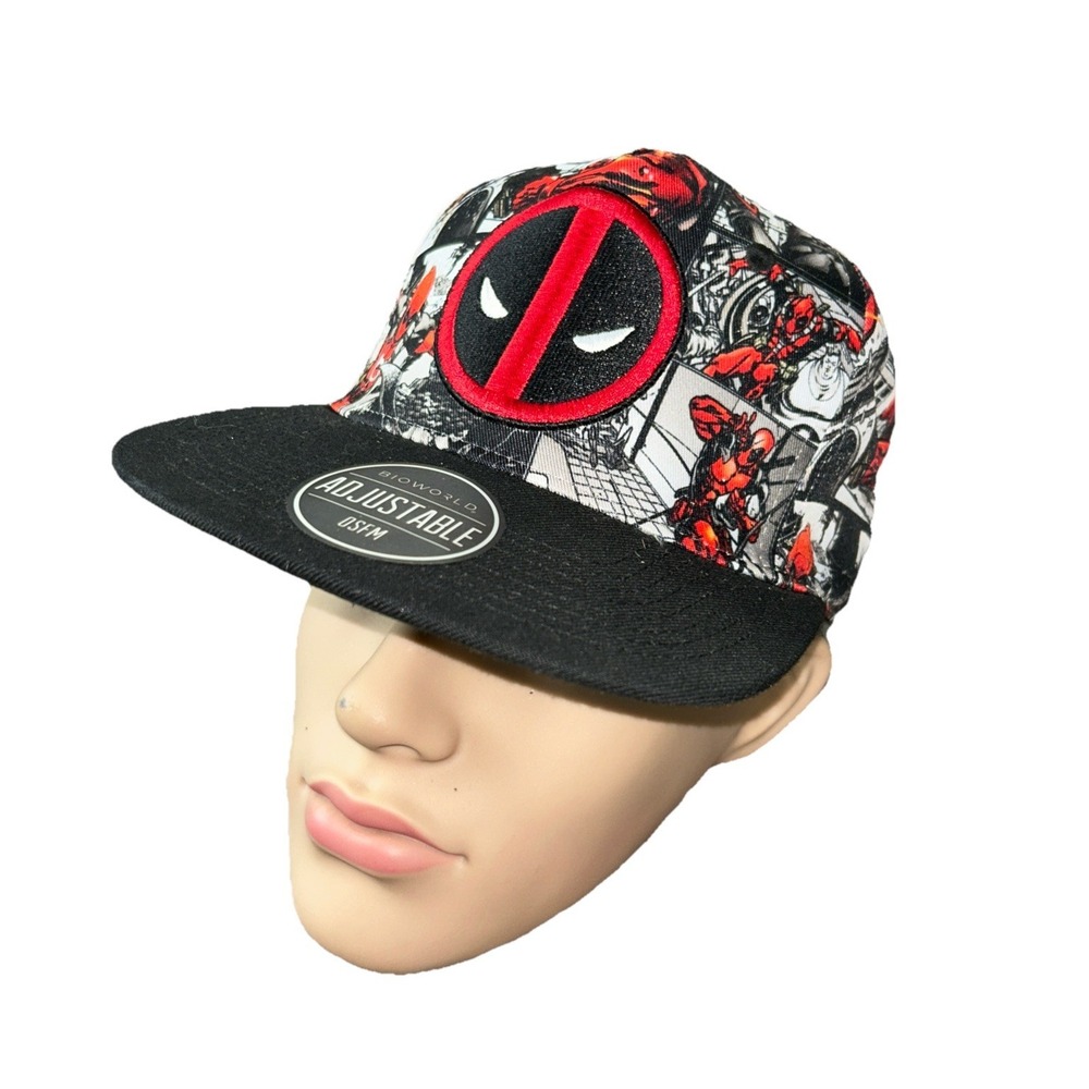marvel deadpool snapback Hat Cap Unisex Adjustable Adults